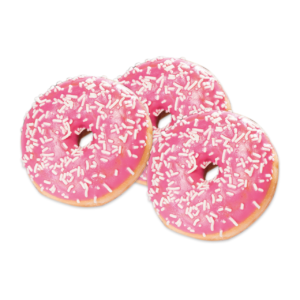 Mini Erdbeer Donut (3 Stück)