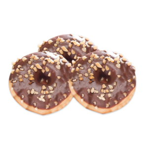 Mini Nuss-Nugat Donut (3 Stück)